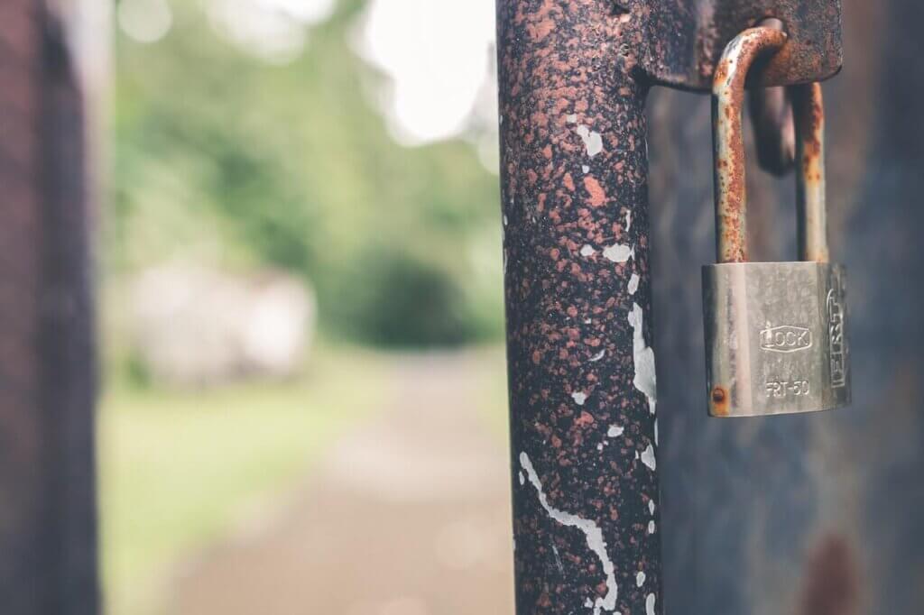 rusty old door